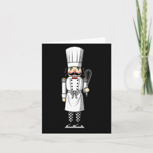 Chef Nutcracker Cook Hat Xmas  Card
