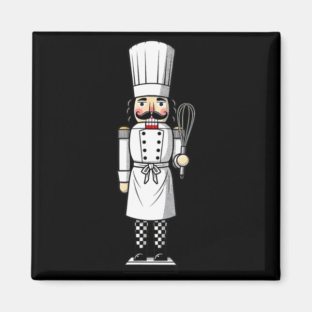 Chef Nutcracker Cook Hat Xmas  Magnet (Front)