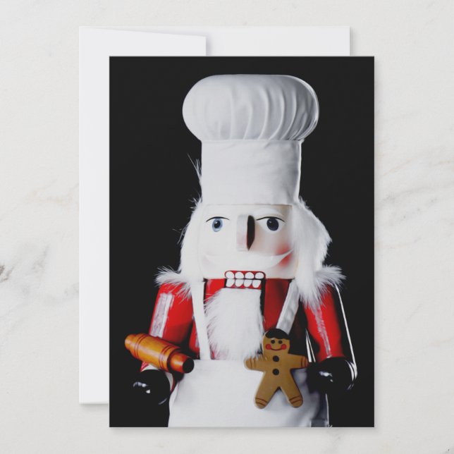 Chef Nutcracker  Invitation (Front)