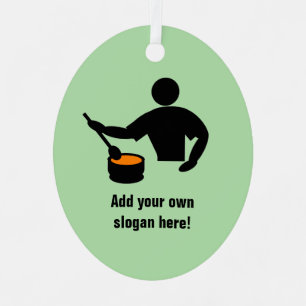 Chef or Cook, we love your cooking skills - custom Metal Tree Decoration