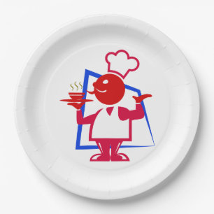 Chef Paper Plate
