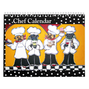 CHEF PET ART CALENDAR