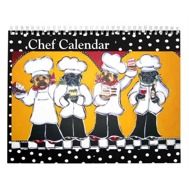 CHEF PET ART  CALENDAR (Cover)