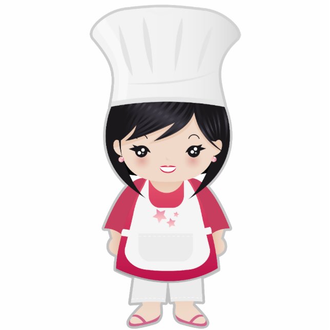 Chef Photo Sculpture Magnet (Front)