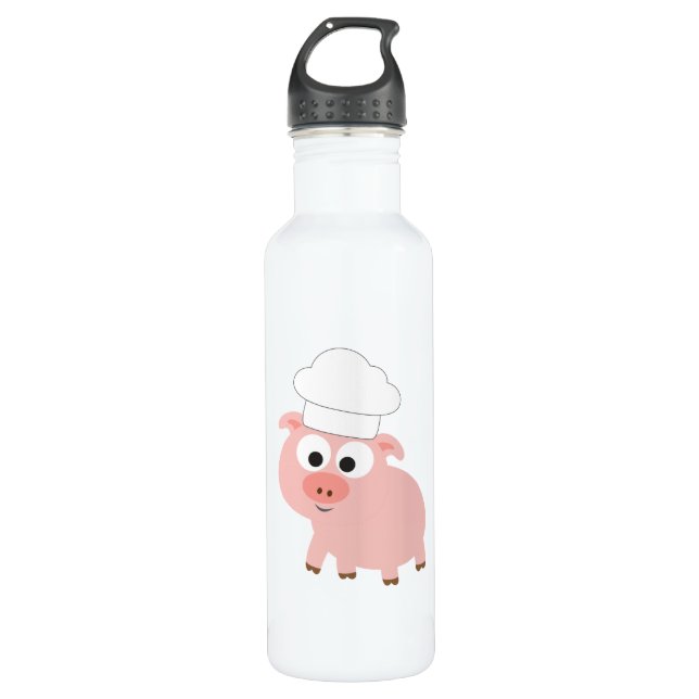Chef Pig 710 Ml Water Bottle (Front)