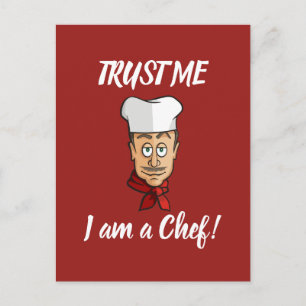 Chef Postcard