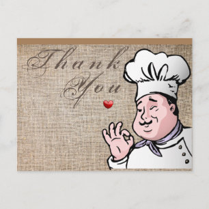Chef Postcard