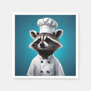 Chef Racoon Napkin