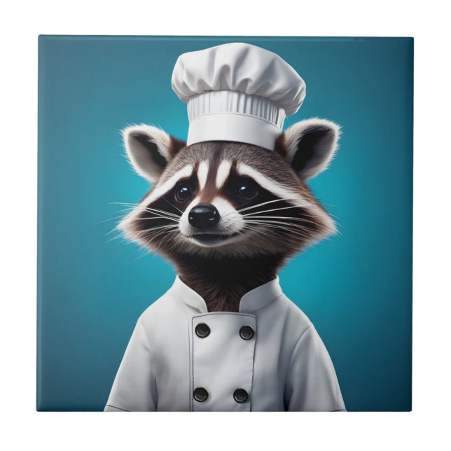 Chef Racoon Tile (Front)