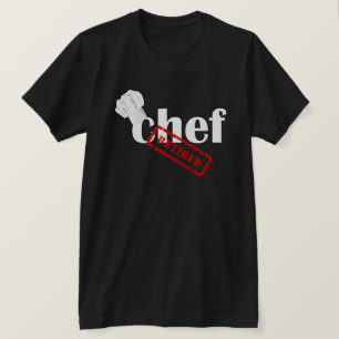 Chef Retired Mens Black T-shirt