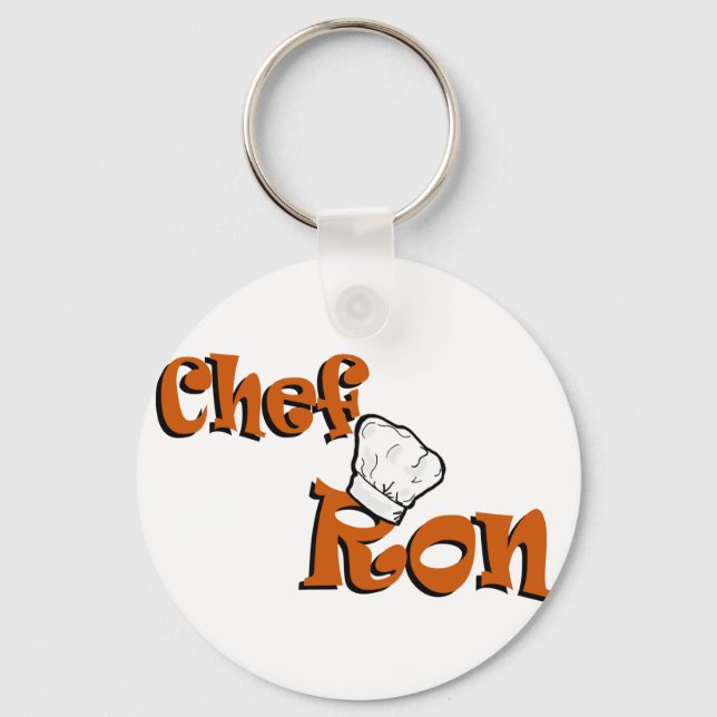 Chef Ron Key Ring (Front)
