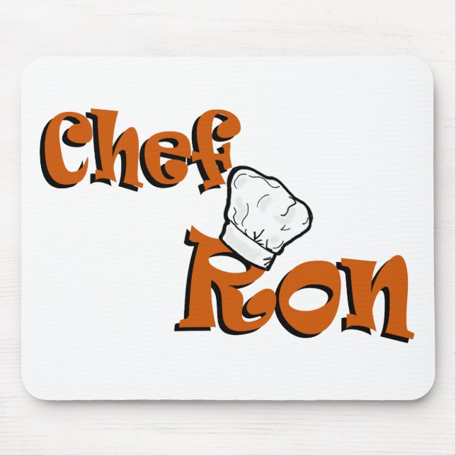 Chef Ron Mouse Mat (Front)