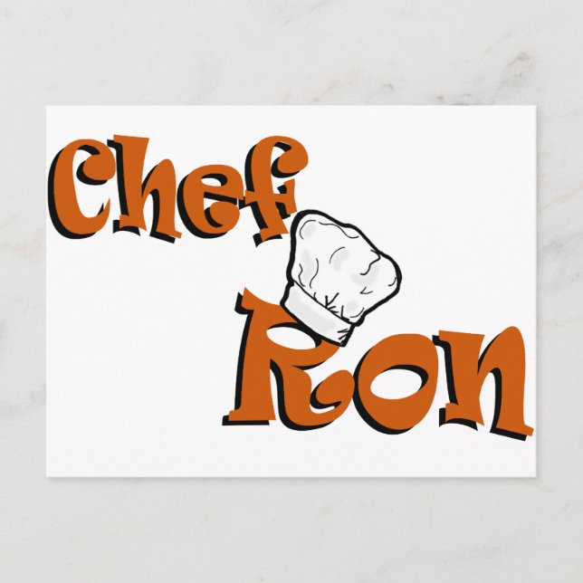 Chef Ron Postcard (Front)