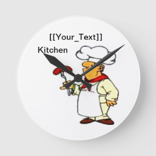 Chef Round Clock