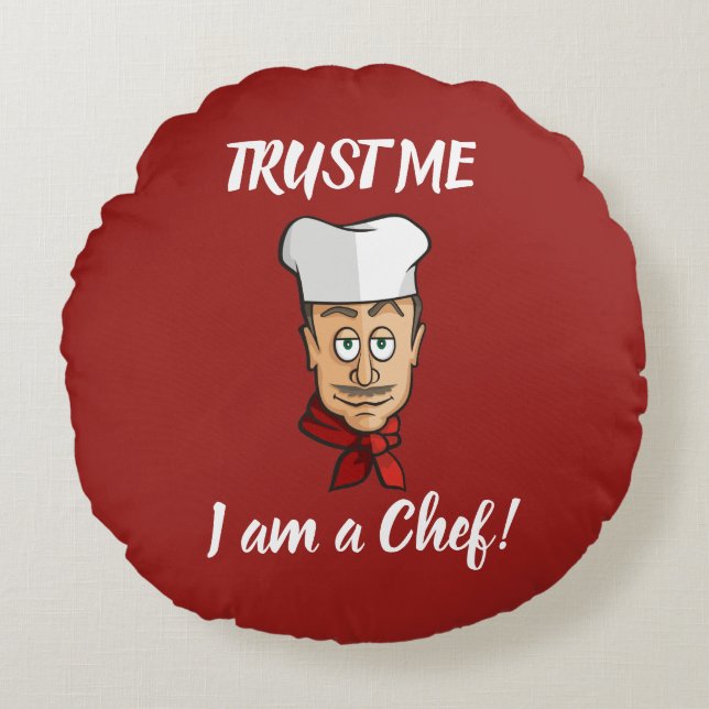 Chef Round Cushion (Front)