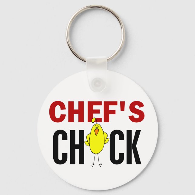 Chef’s Chick Key Ring (Front)