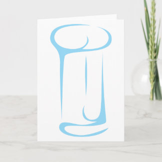 Chef’s Hat in Swish Drawing Style Card