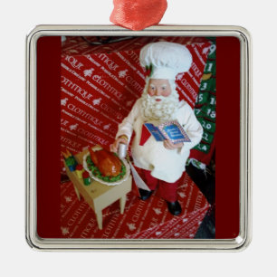 "CHEF SANTA" CHRISTMAS ORNAMENT