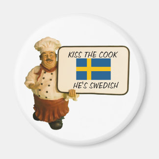 Chef Says Kiss The Cook Magnet