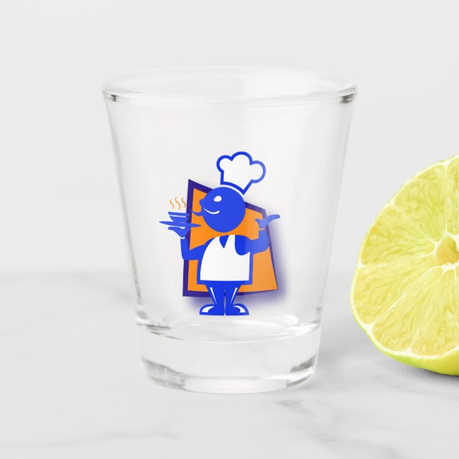 Chef Shot Glass (Front)