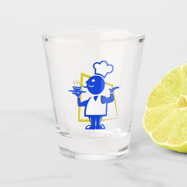 Chef Shot Glass (Front)