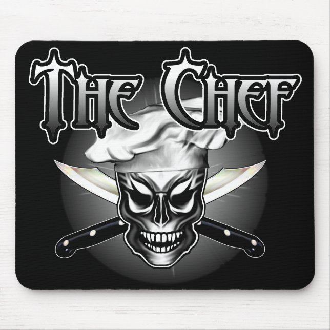 Chef Skull 1 Mouse Mat (Front)