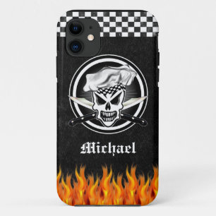 Chef Skull 2 and Crossed Chef Knives iPhone 11 Case