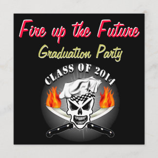 Chef Skull 2 Invitation