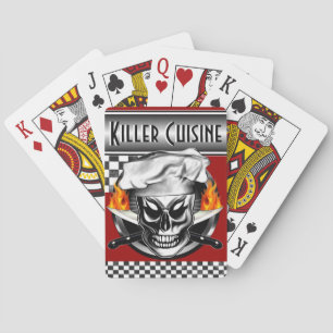 Chef Skull 4 Playing Cards