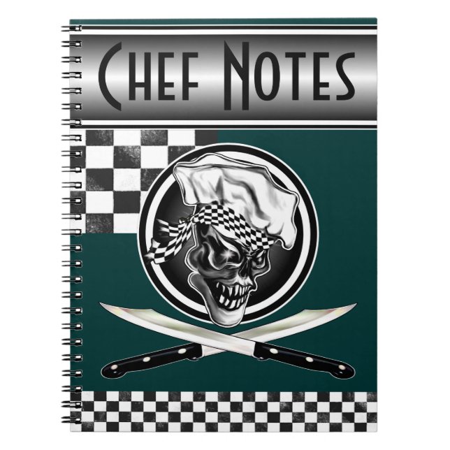 Chef Skull 5 Notebook (Front)