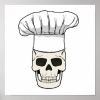 CHEF SKULL Jolly Roger Downloadable PNG design