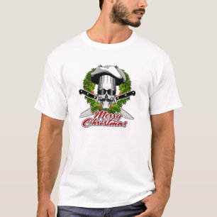 Chef Skull: Merry Christmas T-Shirt