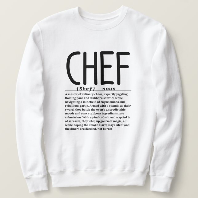 Chef Sweatshirt (Design Front)