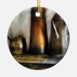 Chef - Tea - The Kettle and Stove Ceramic Tree Decoration