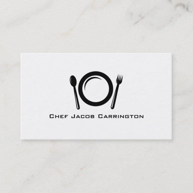 Chef Template 241 Business Card (Front)