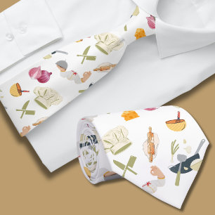 Chef Theme Pattern Tie