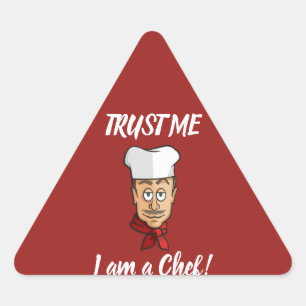 Chef Triangle Sticker