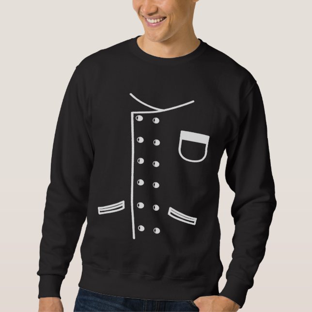 Chef Uniform Jacket  Cook Cooking Sweatshirt (Front)