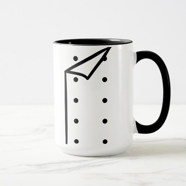 Chef uniform mug (Right)