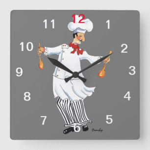 Chef Wall Clock
