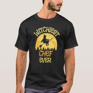 Chef Witch Halloween Humour T-Shirt
