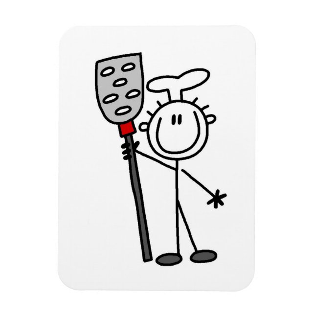 Chef With Spatula Magnet (Vertical)