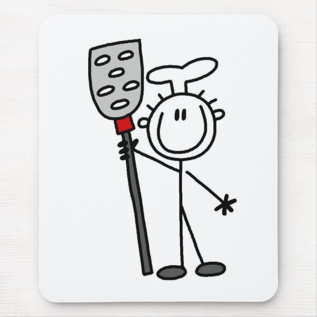 Chef with Spatula Mouse Mat (Front)