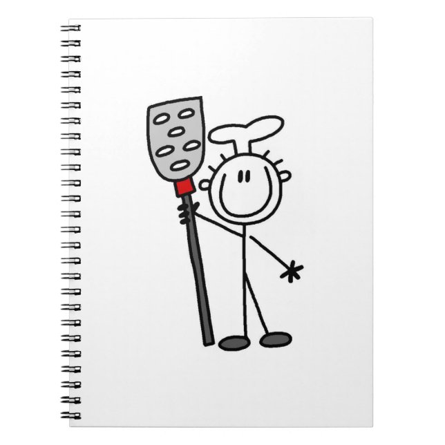 Chef With Spatula Notebook (Front)