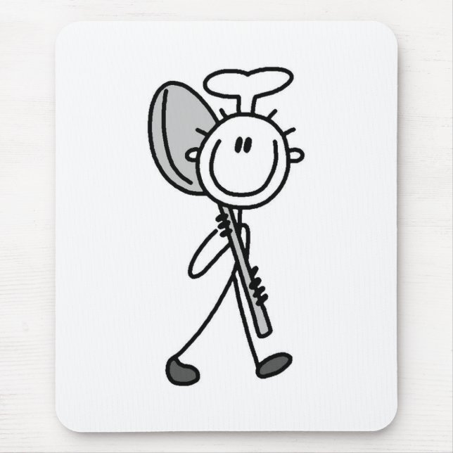 Chef with Spoon Mouse Mat (Front)