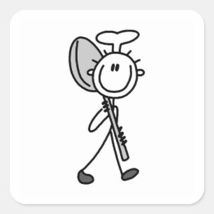 Chef With Spoon Square Sticker