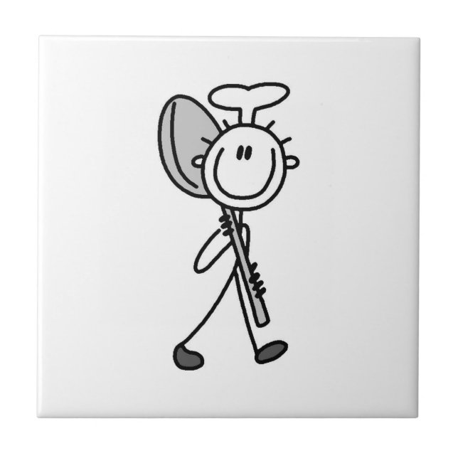 Chef With Spoon Tile (Front)