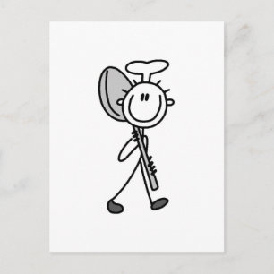 Chef with Spoon Tshirts and Gifts Postcard