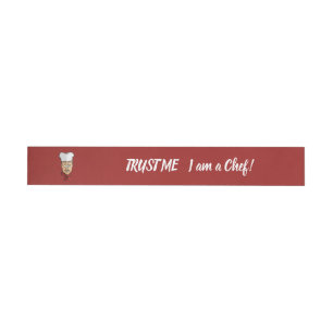 Chef Wraparound Address Label