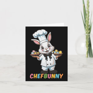 Chefbunny Cook Hare Funny Easter Day Men Women Eas Card